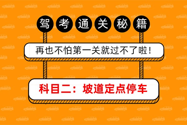科目二：坡道定点停车